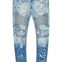 MENS JEANS Denim DEMNA PAINTER JEAN-WHITE