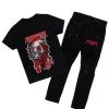 BOYS DENIM SETS New Arrivals BOYS RENO T-SHIRT/DENIM SET-BLACK