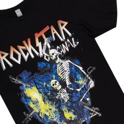 MENS SHORT SETS ILAGO T-SHIRT/DENIM SHORT SET-BLACK