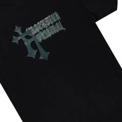 MENS SHORT SETS SAGER T-SHIRT/DENIM SHORT SET-BLACK