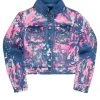 WOMENS JACKETS Best Seller DESTINY-C DENIM JACKET-LIGHT WASH