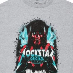 MENS TEES Tops DEVERAUX GRAPHIC T-SHIRT-GREY