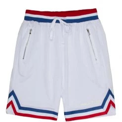 MENS SHORTS DIME GRAPHIC SHORT-WHITE