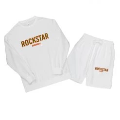 MENS SHORT SETS DIMITRI CREWNECK SHORT SET-WHITE Track Sets 9 MENS SHORT SETS DIMITRI CREWNECK SHORT SET-WHITE Track Sets