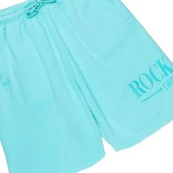 MENS SHORT SETS DIMITRI HOODIE SHORT SET-AQUA Track Sets