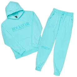 MENS TRACK SETS DIMITRI HOODIE TRACKSET-AQUA