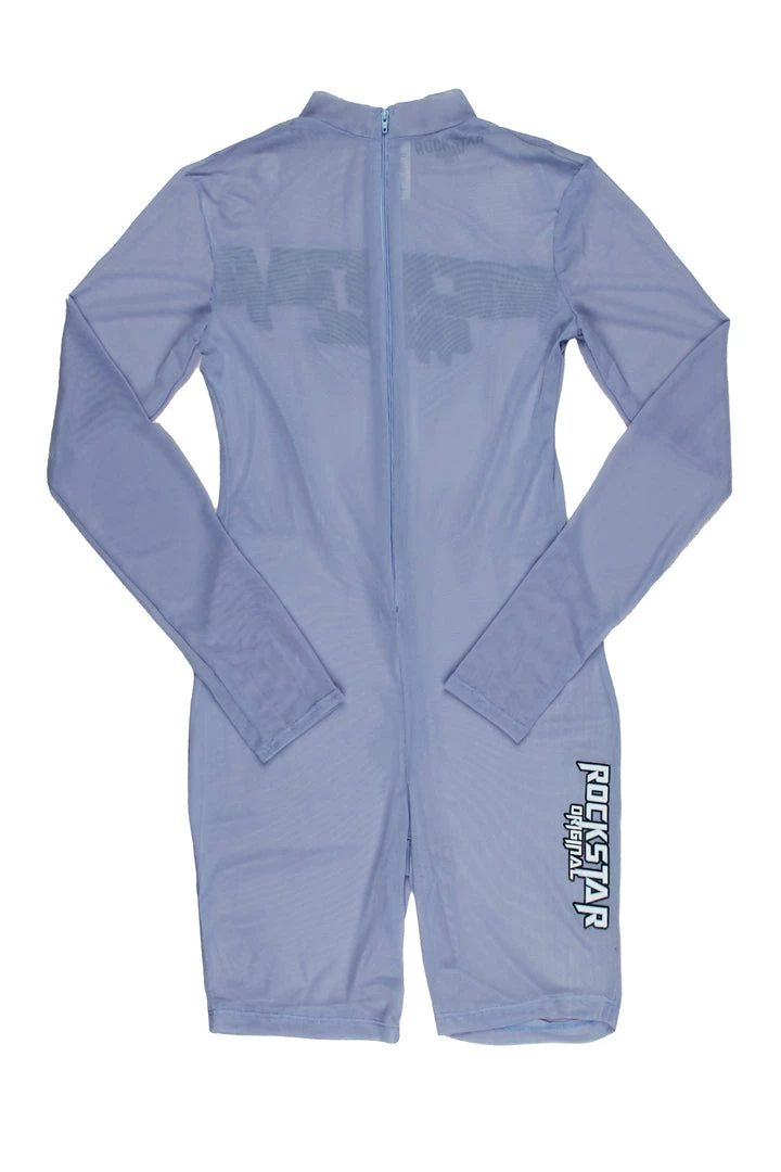 WOMENS ROMPERS & JUMPSUITS Best Seller DIXIE MESH ROMPER-CHAMBRAY BLUE 3 WOMENS ROMPERS & JUMPSUITS Best Seller DIXIE MESH ROMPER-CHAMBRAY BLUE