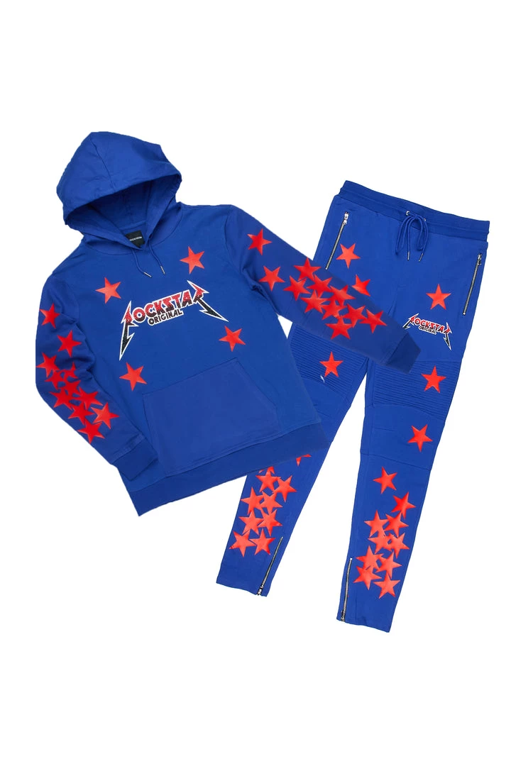 MENS TRACK SETS DOMINIC GRAPHIC TRACKSET-ROYAL BLUE 1 MENS TRACK SETS DOMINIC GRAPHIC TRACKSET-ROYAL BLUE