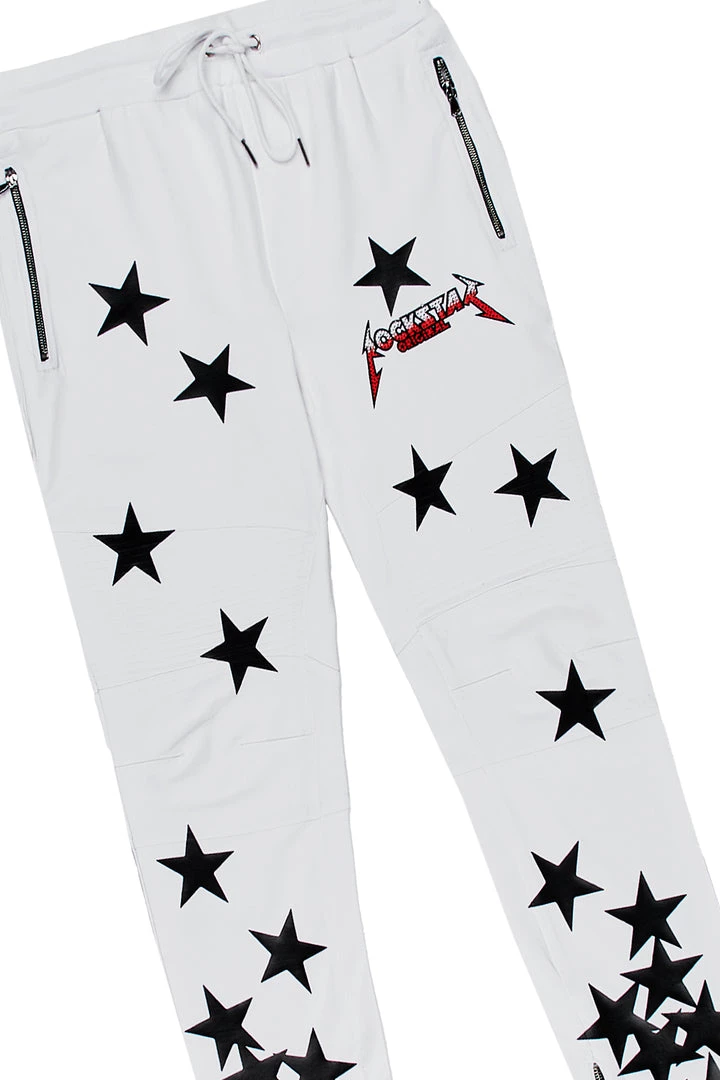 MENS TRACK SETS DOMINIC GRAPHIC TRACKSET-WHITE 3 MENS TRACK SETS DOMINIC GRAPHIC TRACKSET-WHITE