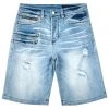 MENS SHORTS DAG WASH DENIM SHORT- BLUE