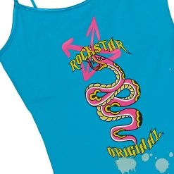 WOMENS TOPS ELZYN TANK TOP-BLUE