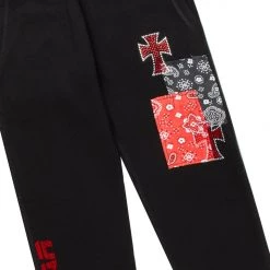 MENS TRACK SETS ENOC DENIM JACKET/TRACKPANT SET-BLACK 6 MENS TRACK SETS ENOC DENIM JACKET/TRACKPANT SET-BLACK