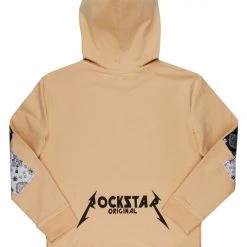 MENS HOODIES & SWEATSHIRTS Tops EXON BANDANA HOODIE-TAN