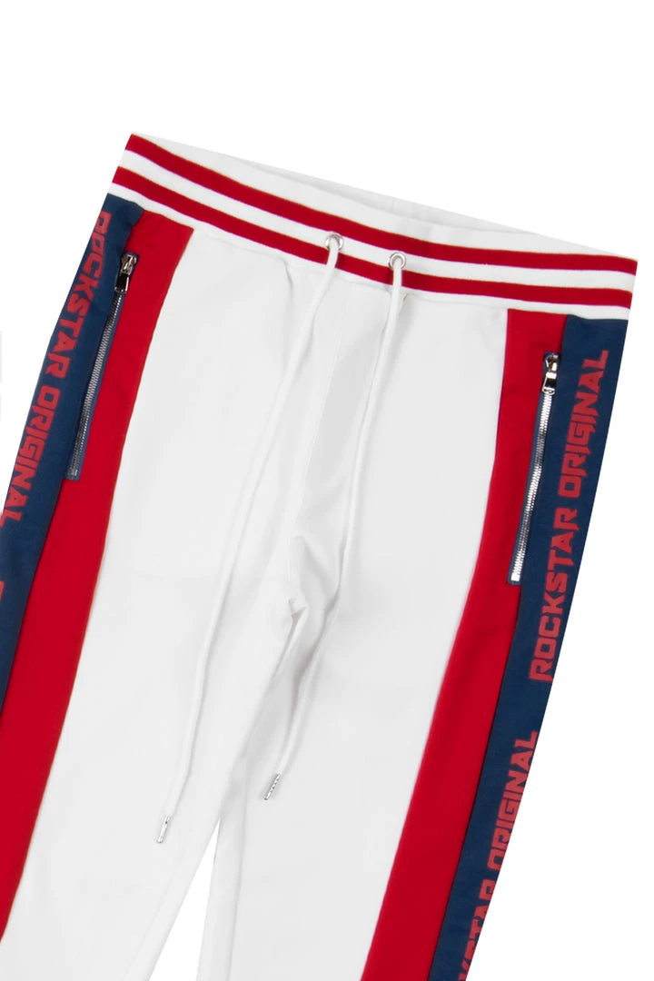 MENS TRACK SETS ELLIS HOODIE TRACK SET-WHITE 3 MENS TRACK SETS ELLIS HOODIE TRACK SET-WHITE