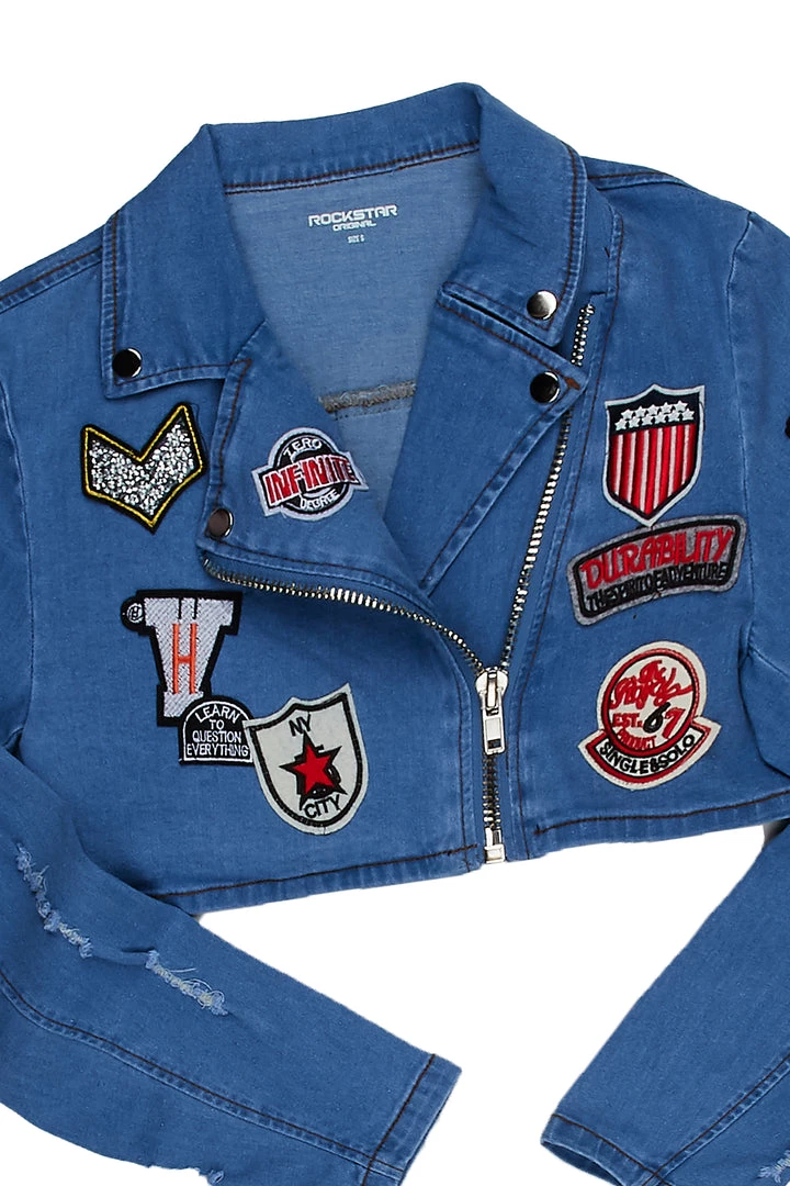 WOMENS JACKETS FAHARI DENIM JACKET-LIGHT WASH Best Seller 2 WOMENS JACKETS FAHARI DENIM JACKET-LIGHT WASH Best Seller