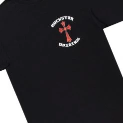 MENS SHORT SETS FANTOME T-SHIRT/DENIM SHORT SET-BLACK