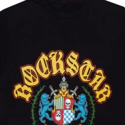 MENS TEES FINNLEE GRAPHIC T-SHIRT-BLACK Tops