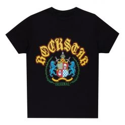 MENS TEES FINNLEE GRAPHIC T-SHIRT-BLACK Tops