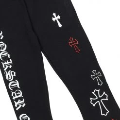 MENS TRACK SETS DIOSE T-SHIRT/FLARE PANT SET-BLACK 14 MENS TRACK SETS DIOSE T-SHIRT/FLARE PANT SET-BLACK