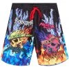 MENS SWIM FLARE SWIM SHORT- BLACK Shorts