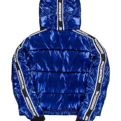 WOMENS OUTERWEAR FLORA PUFFER JACKET-BLUE