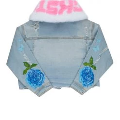 WOMENS JACKETS FLORA DENIM JACKET-LIGHT WASH 11 WOMENS JACKETS FLORA DENIM JACKET-LIGHT WASH