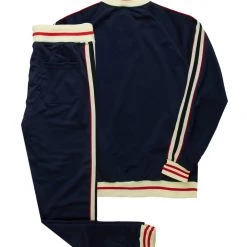MENS TRACK SETS FOREN GRAPHIC TRACK SET-NAVY