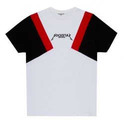 MENS TEES FORTY GRAPHIC T-SHIRT-WHITE Tops