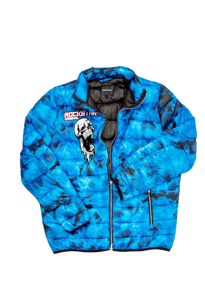 MENS OUTERWEAR FREDDY PUFFER JACKET- BLUE 2 MENS OUTERWEAR FREDDY PUFFER JACKET- BLUE