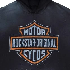 MENS HOODIES & SWEATSHIRTS FURY SHORT SLEEVE HOODIE-BLACK Tops