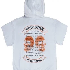 MENS HOODIES & SWEATSHIRTS FURY SHORT SLEEVE HOODIE-WHITE 5 MENS HOODIES & SWEATSHIRTS FURY SHORT SLEEVE HOODIE-WHITE