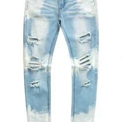 MENS JEANS Denim FABIAN WASH 5 POCKET JEAN- BLUE