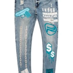 WOMENS JEANS RUBI ROSE FETTI JEAN - BLUE 15 WOMENS JEANS RUBI ROSE FETTI JEAN - BLUE