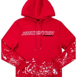 MENS HOODIES & SWEATSHIRTS Fidel Painter Hoodie (Red) Tops