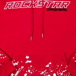 MENS HOODIES & SWEATSHIRTS Fidel Painter Hoodie (Red) Tops