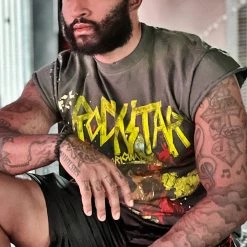 MENS TEES FLEET PRINTED T-SHIRT-GREY