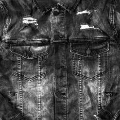 MENS DENIM JACKETS FLORENCE JACKET-BLK