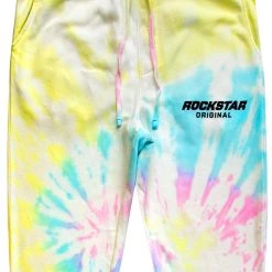 MENS PANTS FULTON TIE DYE JOGGER- YELLOW MULTI Track Sets