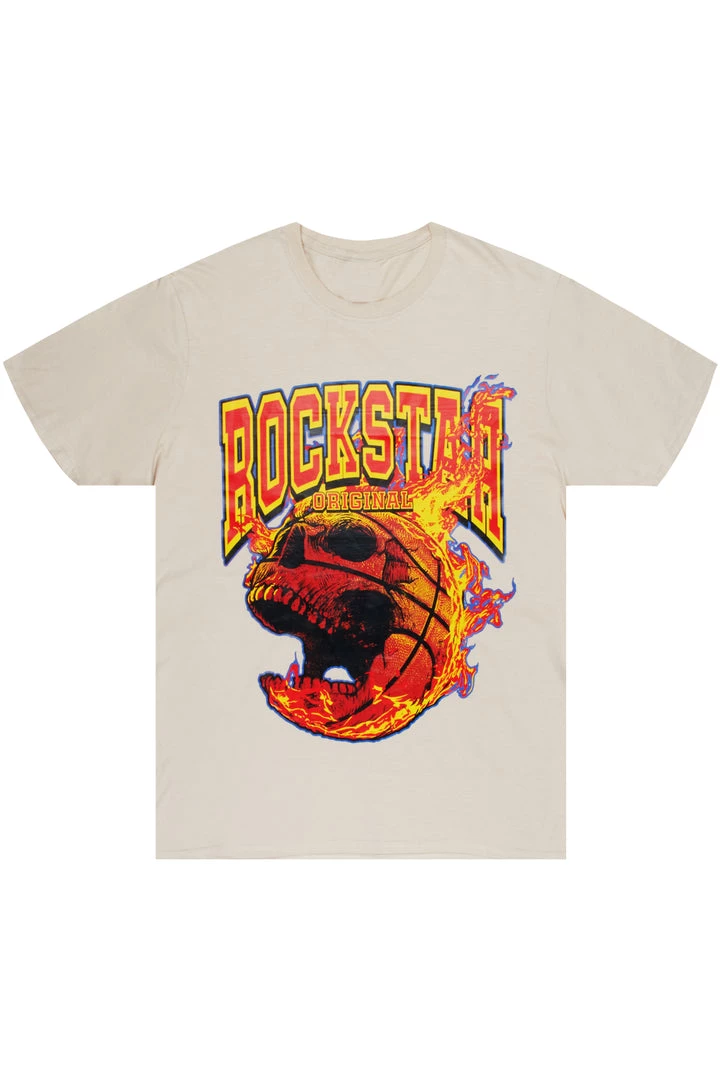 MENS TEES GAIUS GRAPHIC T-SHIRT-BEIGE 1 MENS TEES GAIUS GRAPHIC T-SHIRT-BEIGE