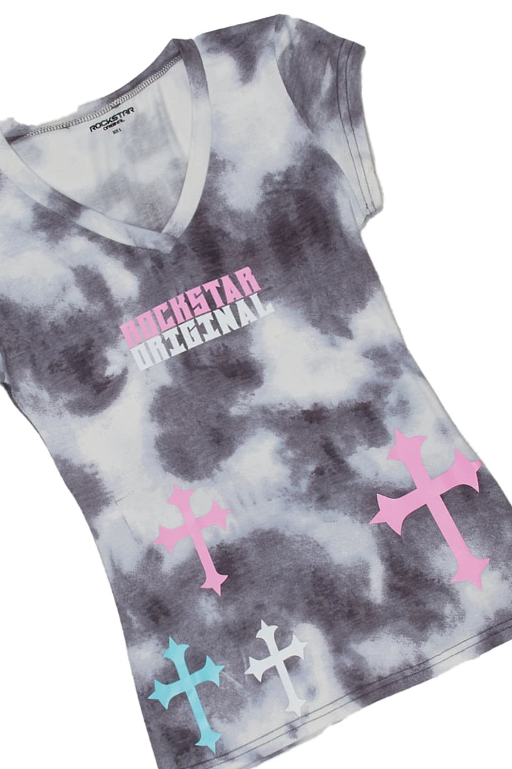 WOMENS ACTIVE SHORT SETS GIANA TIE DYE BIKE SHORT SET-GREY 2 WOMENS ACTIVE SHORT SETS GIANA TIE DYE BIKE SHORT SET-GREY