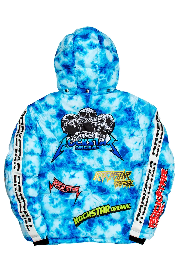 MENS OUTERWEAR GIOVAN PUFFER JACKET- BLUE 5 MENS OUTERWEAR GIOVAN PUFFER JACKET- BLUE