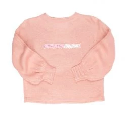GIRLS SWEATSHIRTS GIRLS WILLA SWEATER-BLUSH