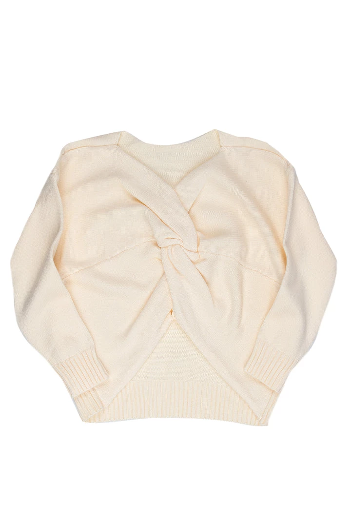 GIRLS SWEATSHIRTS GIRLS ZENNI SWEATER-CREAM New Arrivals 3 GIRLS SWEATSHIRTS GIRLS ZENNI SWEATER-CREAM New Arrivals