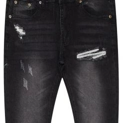 MENS JEANS GREYSON 5 POCKET JEAN-BLACK WASH Denim