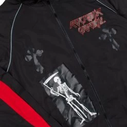 MENS TRACK SETS GRIM GRAPHIC TRACK SET-BLACK