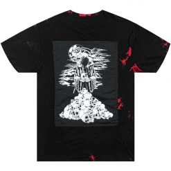 MENS TEES GARCIA GRAPHIC T-SHIRT-RED Tops