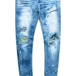 MENS JEANS Denim GILLIS JEAN-BLUE