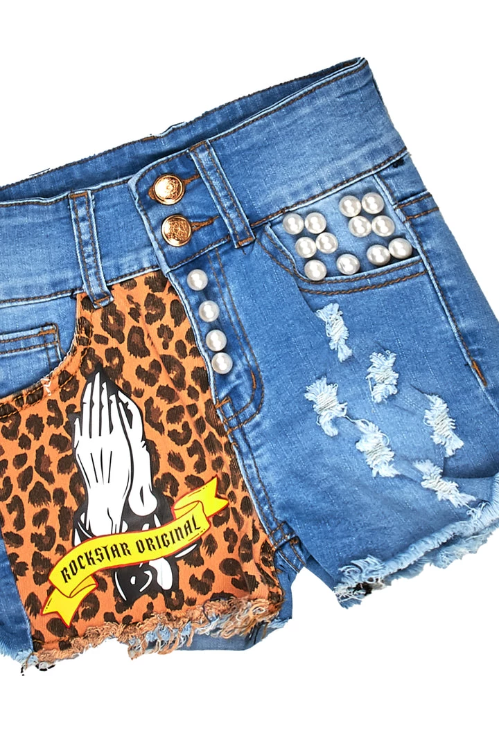 GIRLS DENIM SET New Arrivals Girls Claudia White Denim Short Set 2 GIRLS DENIM SET New Arrivals Girls Claudia White Denim Short Set