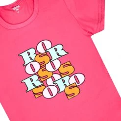 GIRLS DENIM SET Girls Guille Pink Denim Short Set