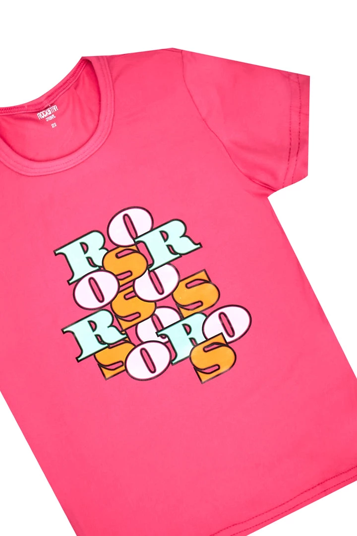 GIRLS DENIM SET Girls Guille Pink Denim Short Set 2 GIRLS DENIM SET Girls Guille Pink Denim Short Set